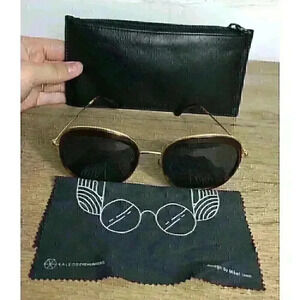 Kaleos O'Graddy Womens Brown Leopard Print Sunglasses With Cleaner/Case